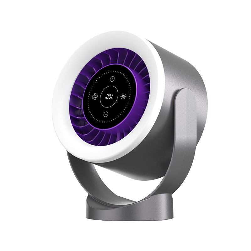 Desktop Adjustable Fan Light Rechargeable