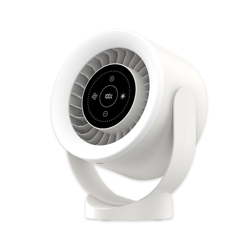 Desktop Adjustable Fan Light Rechargeable
