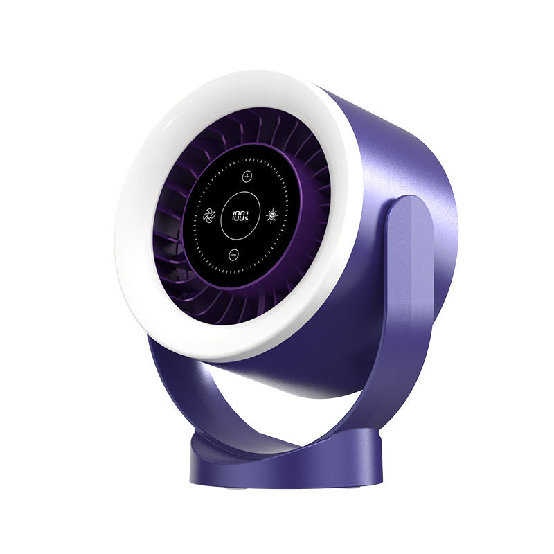 Desktop Adjustable Fan Light Rechargeable